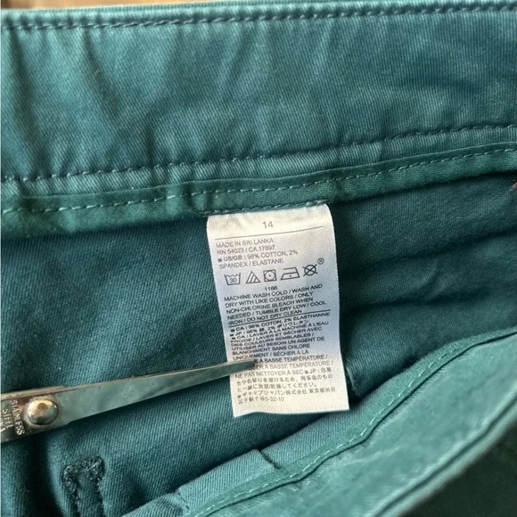 Banana Republic Teal Chino Utility Shorts - Picture 7 of 11